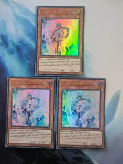 YuGiOh! Effect Veiler DUDE-EN028 Ultra Rare x3 PLAYSET 1st Ed - Image 1
