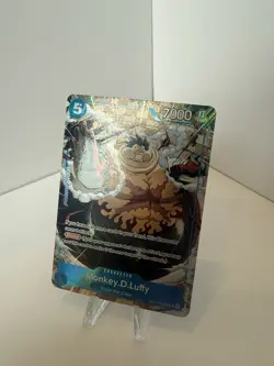 One Piece TCG Monkey.D.Luffy OP11-058 Carrying On His Will OP13 Treasure Rare TR - Image 1