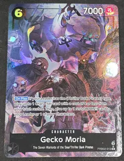 One Piece Gecko Moria Alt Art PRB02-013 R Alternate English - Image 1