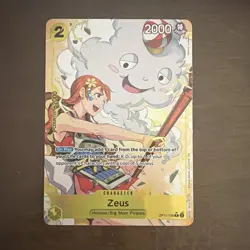 One Piece TCG Zeus Alt Art R OP11-106 A Fist of Divine Speed - Image 1