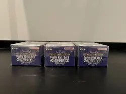 Lot of 3 - ONE PIECE TCG Double Pack Set 9 Azure Sea's Seven FACTORY SEALED NEW - Image 3
