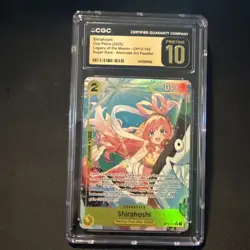 2025 One Piece OP12 #102 Shirahoshi Alternate Art CGC PRISTINE 10 - Image 1