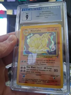 Ninetales Cgc 9 Mint Legendary Collection Holo 2002 17/110 Card Pokemon Beautifu - Image 1