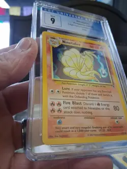 Ninetales Cgc 9 Mint Legendary Collection Holo 2002 17/110 Card Pokemon Beautifu - Image 2