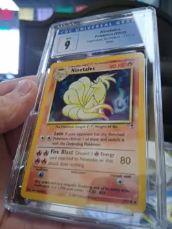 Ninetales Cgc 9 Mint Legendary Collection Holo 2002 17/110 Card Pokemon Beautifu - Image 3