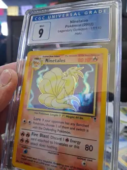 Ninetales Cgc 9 Mint Legendary Collection Holo 2002 17/110 Card Pokemon Beautifu - Image 4