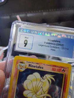 Ninetales Cgc 9 Mint Legendary Collection Holo 2002 17/110 Card Pokemon Beautifu - Image 5