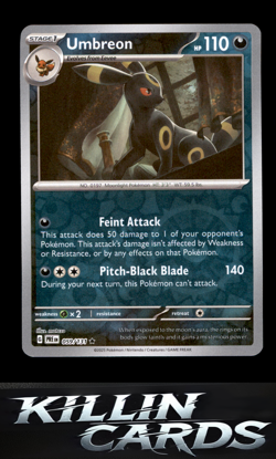 Reverse Holofoil Umbreon 059/131 Pokemon Rare SV: Prismatic Evolutions Card NM - Image 1