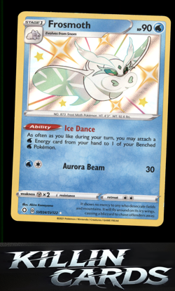 Frosmoth SV034/SV122 Pokemon Shiny Holo Rare Shining Fates: Shiny Vault Card NM - Image 1