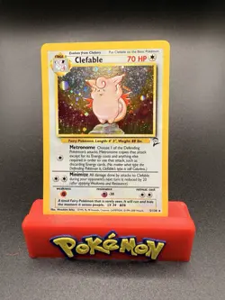 Clefable - 5/130 - Pokemon Base Set 2 Holo Rare Card WOTC LP - Image 1