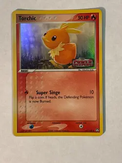 Torchic 67/108 Power Keepers Holo Pokemon Card - Image 1