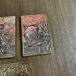 Set Of 5 23K Gold Plated Pokemon Cards Vintage 1999 Burger King - Image 4