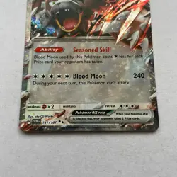 Bloodmoon Ursaluna ex 141/167 Double Rare Twilight Masquerade Pokemon Card - NM - Image 3