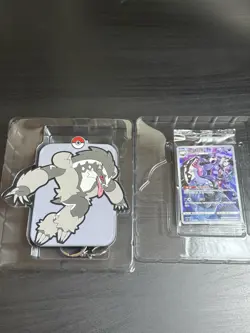 Pokemon TCG Obstagoon Promo Card With Silicone Card Display Keychain Nintendo - Image 1