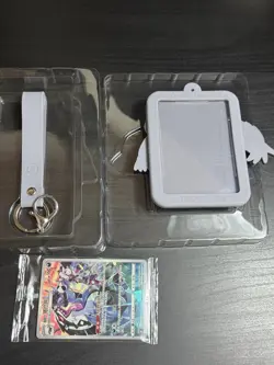 Pokemon TCG Obstagoon Promo Card With Silicone Card Display Keychain Nintendo - Image 2