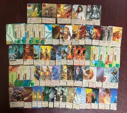 Lot Of 68 First Edition Spellfire Playing Cards 4 Chase Cards Great Condition - Image 1