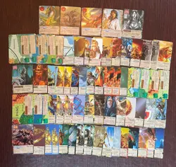 Lot Of 68 First Edition Spellfire Playing Cards 4 Chase Cards Great Condition - Image 2