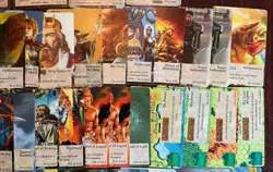 Lot Of 68 First Edition Spellfire Playing Cards 4 Chase Cards Great Condition - Image 5