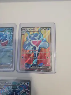 Palafin 3 Card Lot with 2 Ex's and Illustration Rare Pokemon TCG NM - Image 4