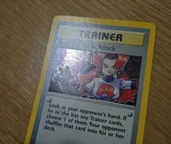LP/NM Rocket's Sneak Attack 16/82 Team Rocket Holo Card - Image 3