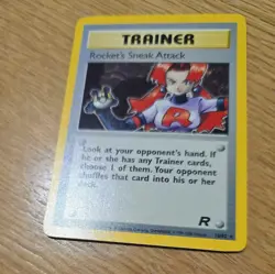 LP/NM Rocket's Sneak Attack 16/82 Team Rocket Holo Card - Image 5