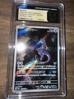CGC 10 Pristine ✨ Mewtwo 183/165 Holo AR 151 sv2a Pokemon Card Japanese 🌆 - Image 5