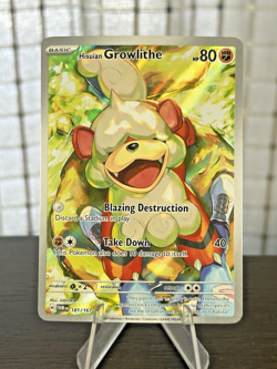 Hisuian Growlithe - 181/167 Sv06: Twilight Masquerade Holo Pokemon Card - NM/M - Image 1