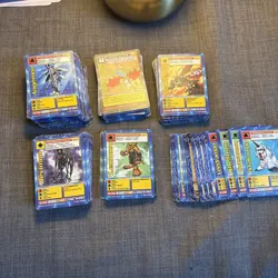 150+ CARD 1999 And Some 2000s DIGIMON Bandai Commons LOT 1st Editions Used - Image 1