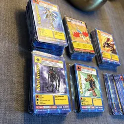 150+ CARD 1999 And Some 2000s DIGIMON Bandai Commons LOT 1st Editions Used - Image 3