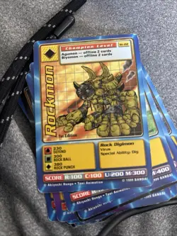 150+ CARD 1999 And Some 2000s DIGIMON Bandai Commons LOT 1st Editions Used - Image 5