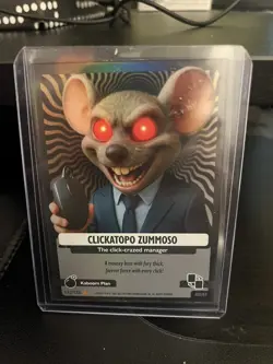 Skifidol Italian Brainrot Trading Card Game Clickatopo Zummoso Full Art 132/150 - Image 1
