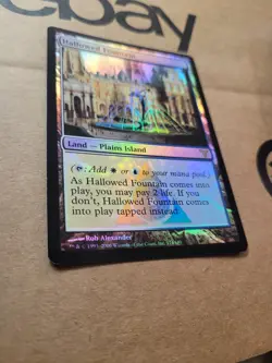 Hallowed Fountain FOIL Dissension MTG Magic 174 Blue White Dual Rare Land NM/LP - Image 2