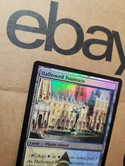 Hallowed Fountain FOIL Dissension MTG Magic 174 Blue White Dual Rare Land NM/LP - Image 3