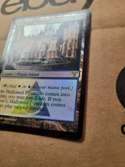 Hallowed Fountain FOIL Dissension MTG Magic 174 Blue White Dual Rare Land NM/LP - Image 5