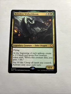 Beledros Witherbloom - Commander: Bloomburrow MTG Plus Bonus Card!!! - Image 1