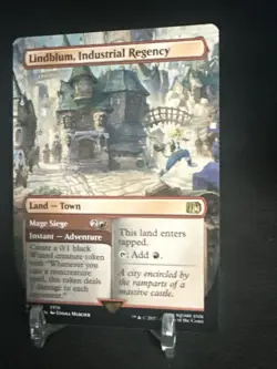 Lindblum, Indsutrial Regency 0312 Borderless Foil MTG Magic Final Fantasy - Image 2