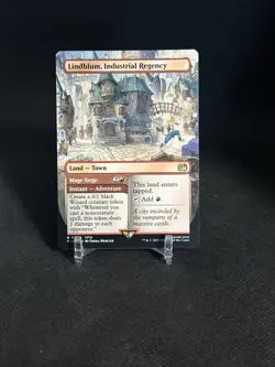 Lindblum, Indsutrial Regency 0312 Borderless Foil MTG Magic Final Fantasy - Image 5