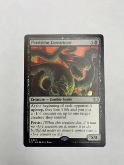 Persistent Constrictor 22 NM Duskmourn: House of Horror Commander MTG - Image 1