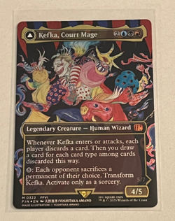 MTG Kefka Court Mage - Borderless Foil - Final Fantasy #322 - Image 1