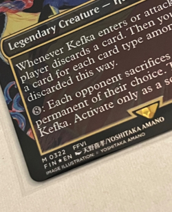 MTG Kefka Court Mage - Borderless Foil - Final Fantasy #322 - Image 4