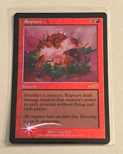 MTG Rupture - Foil - Nemesis #97 - Image 1