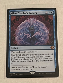 MTG Glen Elendra's Answer - Lorwyn Eclipsed #52 - Image 1