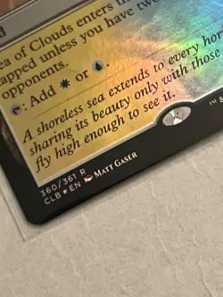 MTG Sea of Clouds - Foil - Baldur's Gate - #360 - Image 3