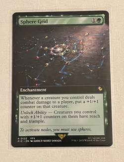 MTG Sphere Grid - Extended Art - Final Fantasy #123 - Image 1