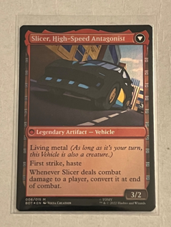 MTG Slicer Hired Muscle - Foil - Universes Beyond: Transformers #6 - Image 2