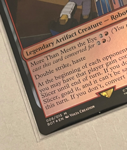 MTG Slicer Hired Muscle - Foil - Universes Beyond: Transformers #6 - Image 3