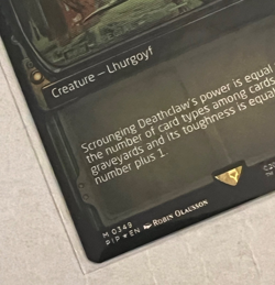 MTG Scrounging Deathclaw - Tarmogoyf - Showcase Foil - Fallout #349 - Image 3