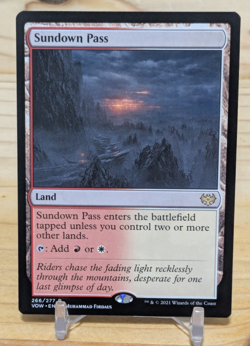Sundown Pass Innistrad: Crimson Vow 266/284 Mtg Rare Magic The Gathering - Image 1