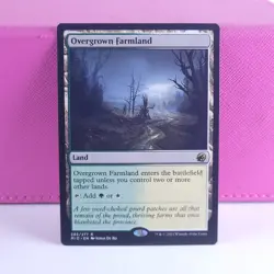 MTG LP Overgrown Farmland Innistrad Midnight Hunt Land Magic The Gathering - Image 1