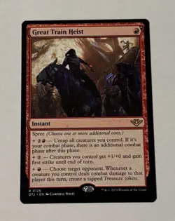 MTG Great Train Heist - Outlaws of Thunder Junction NM - Image 1